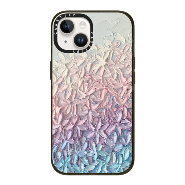 Ann Marie Coolick x CASETiFY iPhone 14 ケース ブラック インパクトケース Cherry Blossom Gradient