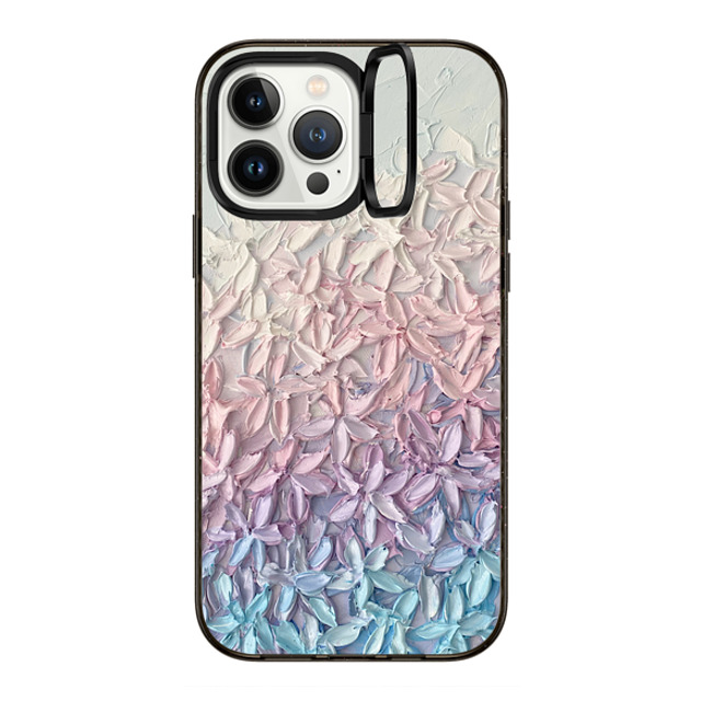 Ann Marie Coolick x CASETiFY iPhone 13 Pro Max ケース Floral,Fine Art ブラック インパクトリングスタンドケース MagSafe対応 Cherry Blossom Gradient Mother's Day Ann Marie Coolick x CASETiFY iPhone 13 Pro Max ケース Floral,Fine Art ブラック インパクトリングスタンドケース MagSafe対応 Cherry Blossom Gradient Mother's Day