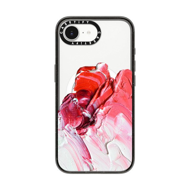 Ann Marie Coolick x CASETiFY iPhone 16e Case Geometric,Fine Art Black Impact Case MagSafe Compatible Pink Paint Smear Back to School Ann Marie Coolick x CASETiFY iPhone 16e Case Geometric,Fine Art Black Impact Case MagSafe Compatible Pink Paint Smear Back to School