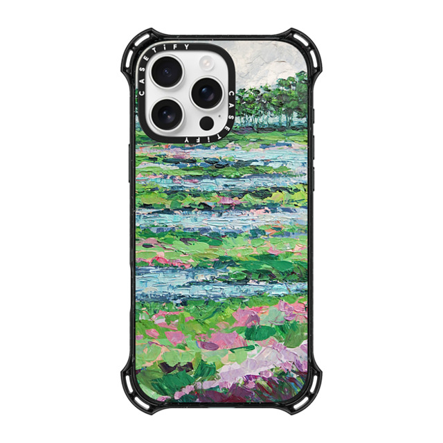 Ann Marie Coolick x CASETiFY iPhone 16 Pro Max ケース ブラック バウンスケース Marsh Romance