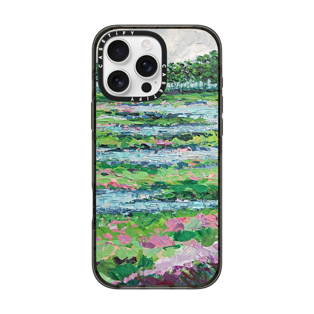 Ann Marie Coolick x CASETiFY iPhone 16 Pro Max ケース ブラック インパクトケース MagSafe対応 Marsh Romance