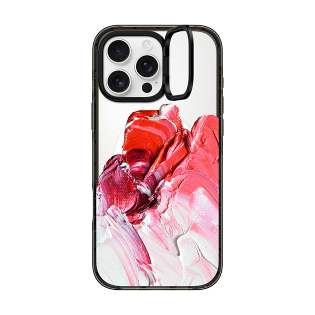 Ann Marie Coolick x CASETiFY iPhone 16 Pro Max Case Geometric,Fine Art Black インパクトリングスタンドケース MagSafe対応 Pink Paint Smear Father's Day Ann Marie Coolick x CASETiFY iPhone 16 Pro Max Case Geometric,Fine Art Black インパクトリングスタンドケース MagSafe対応 Pink Paint Smear Father's Day