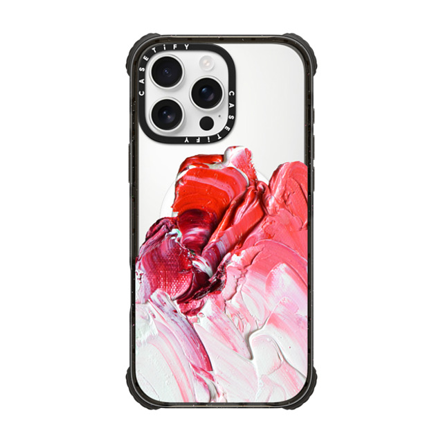 Ann Marie Coolick x CASETiFY iPhone 16 Pro Max Case Geometric,Fine Art Black ウルトラ インパクトケース MagSafe 対応 Pink Paint Smear Back to School Ann Marie Coolick x CASETiFY iPhone 16 Pro Max Case Geometric,Fine Art Black ウルトラ インパクトケース MagSafe 対応 Pink Paint Smear Back to School