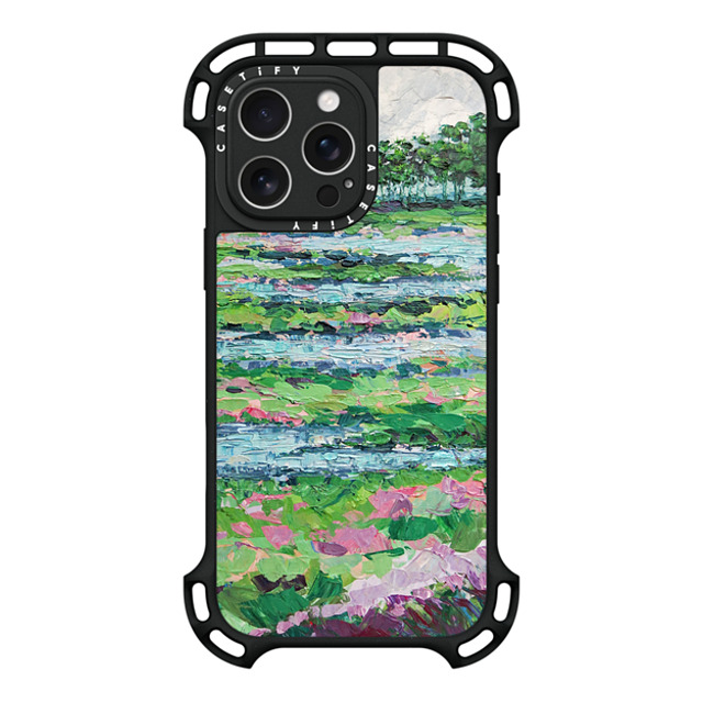 Ann Marie Coolick x CASETiFY iPhone 16 Pro Max ケース ブラック ウルトラ バウンスケース MagSafe対応 Marsh Romance