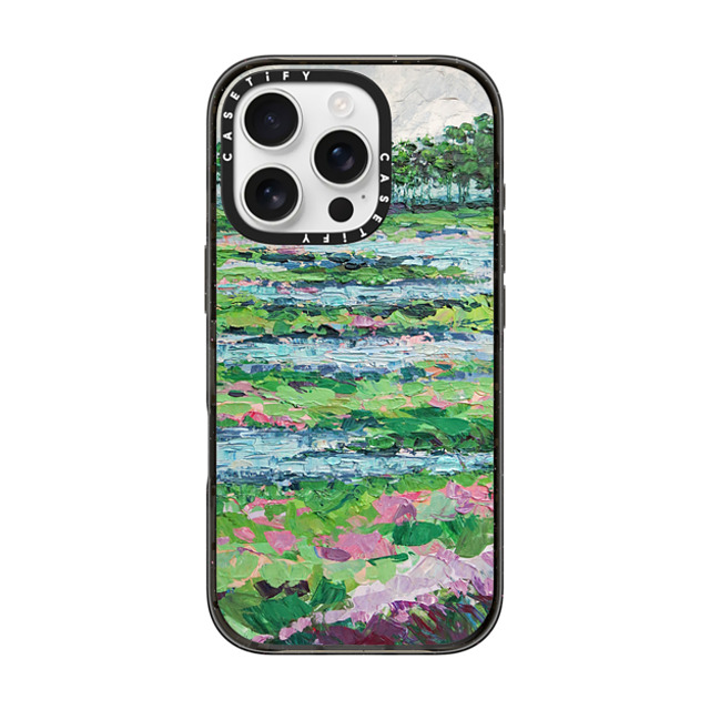 Ann Marie Coolick x CASETiFY iPhone 16 Pro ケース ブラック インパクトケース MagSafe対応 Marsh Romance