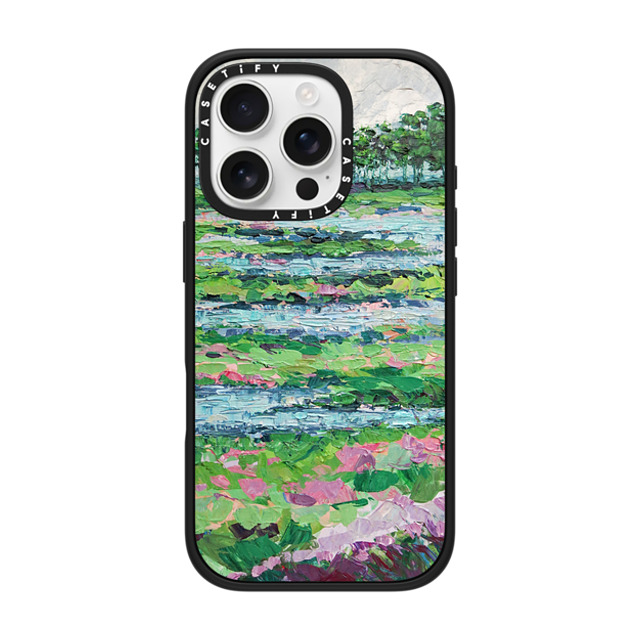 Ann Marie Coolick x CASETiFY iPhone 16 Pro ケース マットブラック インパクトケース Marsh Romance