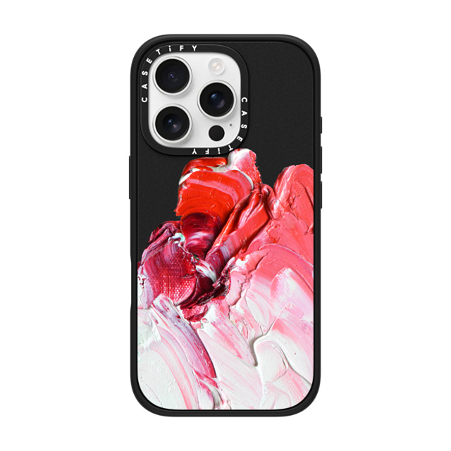 Ann Marie Coolick x CASETiFY iPhone 16 Pro Case Geometric,Fine Art Matte Black Impact Case MagSafe Compatible Pink Paint Smear Back to School Ann Marie Coolick x CASETiFY iPhone 16 Pro Case Geometric,Fine Art Matte Black Impact Case MagSafe Compatible Pink Paint Smear Back to School