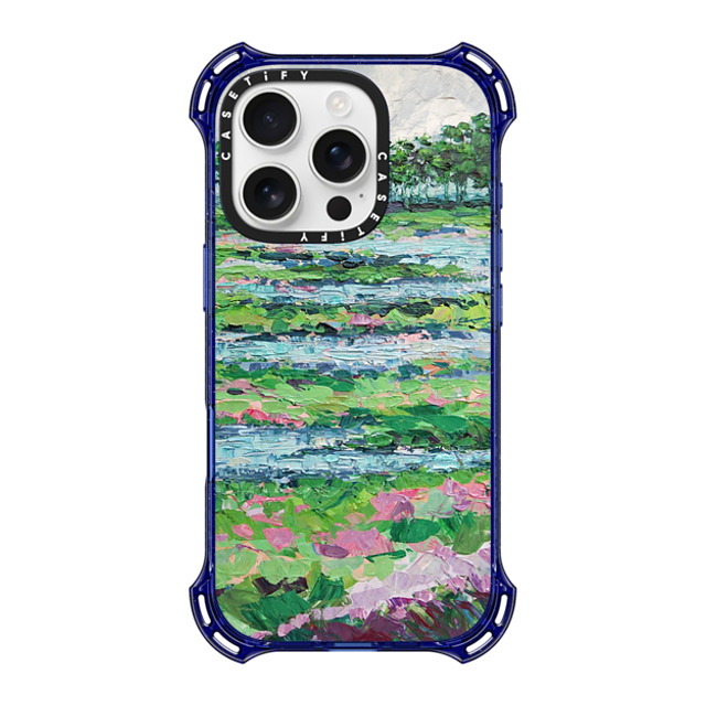 Ann Marie Coolick x CASETiFY iPhone 16 Pro Case コバルトブルー バウンスケース Marsh Romance Ann Marie Coolick x CASETiFY iPhone 16 Pro Case コバルトブルー バウンスケース Marsh Romance