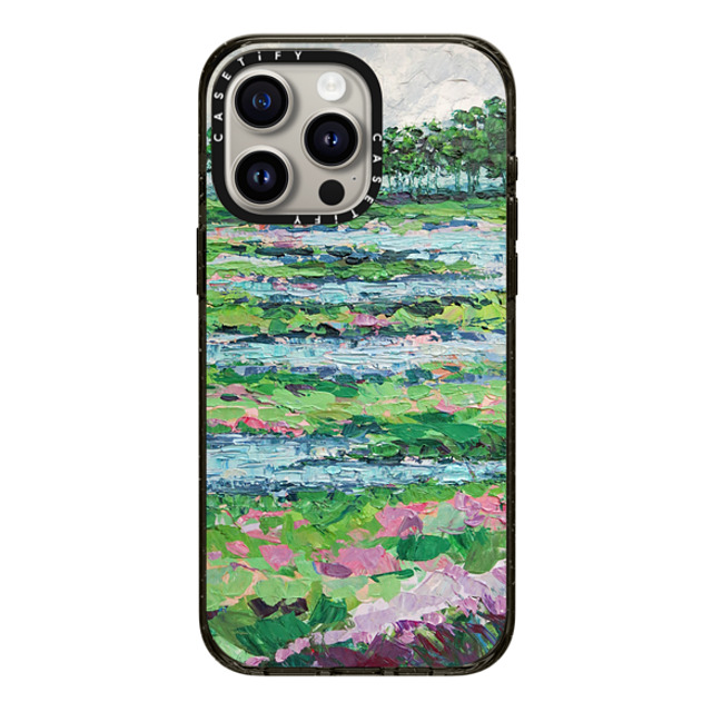 Ann Marie Coolick x CASETiFY iPhone 15 Pro Max ケース ブラック インパクトケース MagSafe対応 Marsh Romance