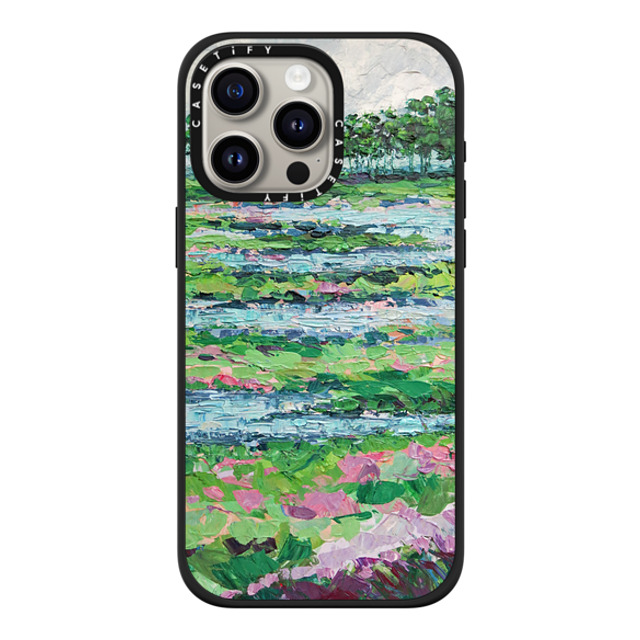 Ann Marie Coolick x CASETiFY iPhone 15 Pro Max ケース マットブラック インパクトケース MagSafe対応 Marsh Romance