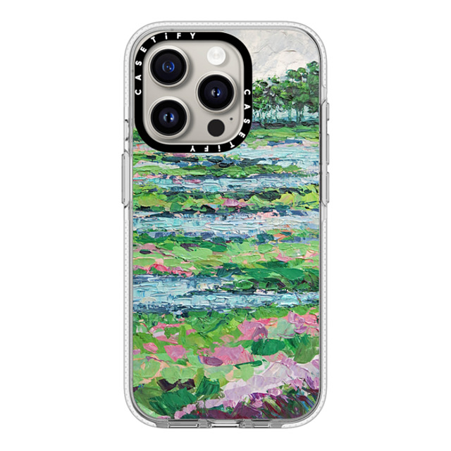 Ann Marie Coolick x CASETiFY iPhone 15 Pro ケース クリア クリア ケース MagSafe対応 Marsh Romance