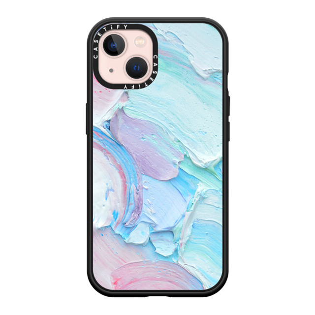 Ann Marie Coolick x CASETiFY iPhone 13 ケース マットブラック インパクトケース MagSafe対応 Pastel Dreams