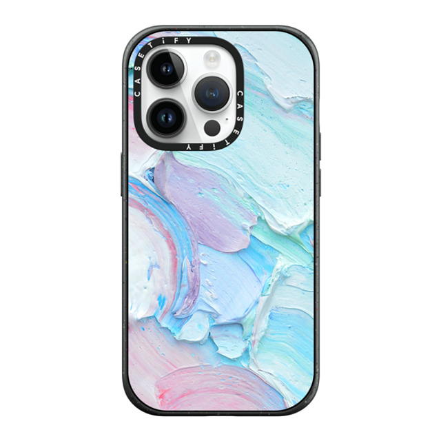 Ann Marie Coolick x CASETiFY iPhone 14 Pro ケース マットブラック インパクトケース MagSafe対応 Pastel Dreams