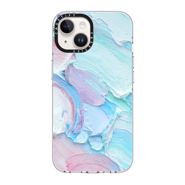 Ann Marie Coolick x CASETiFY iPhone 14 ケース クリア クリア ケース MagSafe対応 Pastel Dreams