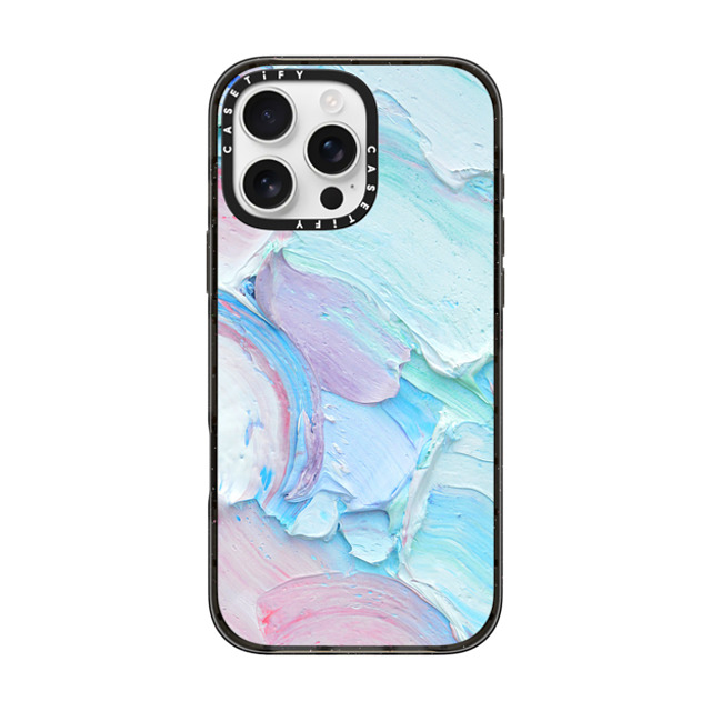 Ann Marie Coolick x CASETiFY iPhone 16 Pro Max ケース ブラック インパクトケース MagSafe対応 Pastel Dreams