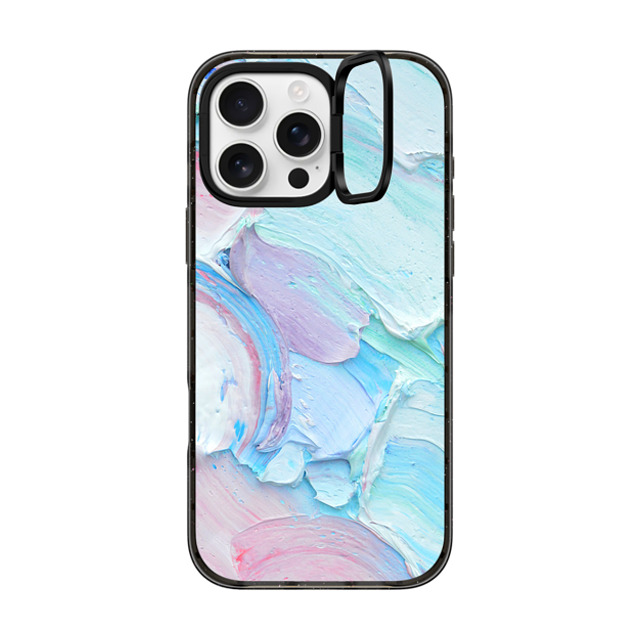 Ann Marie Coolick x CASETiFY iPhone 16 Pro Max ケース ブラック インパクトリングスタンドケース MagSafe対応 Pastel Dreams