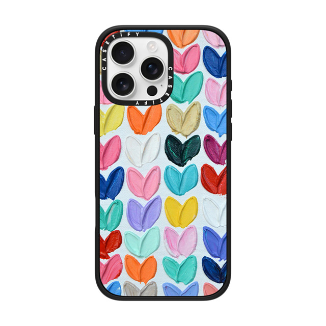 Ann Marie Coolick x CASETiFY iPhone 16 Pro Max Case Love,Fine Art マットブラック Impact Case MagSafe Compatible Polka Daub Rainbow Hearts Mother's Day Ann Marie Coolick x CASETiFY iPhone 16 Pro Max Case Love,Fine Art マットブラック Impact Case MagSafe Compatible Polka Daub Rainbow Hearts Mother's Day