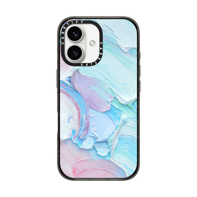 Ann Marie Coolick x CASETiFY iPhone 16 ケース ブラック インパクトケース MagSafe対応 Pastel Dreams