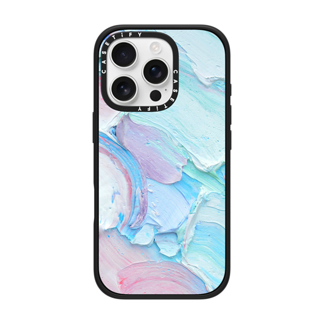 Ann Marie Coolick x CASETiFY iPhone 16 Pro ケース マットブラック インパクトケース MagSafe対応 Pastel Dreams