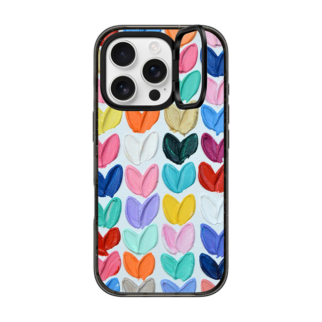 Ann Marie Coolick x CASETiFY iPhone 16 Pro Case Love,Fine Art Black インパクトリングスタンドケース MagSafe対応 Polka Daub Rainbow Hearts Mother's Day Ann Marie Coolick x CASETiFY iPhone 16 Pro Case Love,Fine Art Black インパクトリングスタンドケース MagSafe対応 Polka Daub Rainbow Hearts Mother's Day