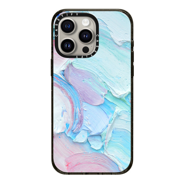 Ann Marie Coolick x CASETiFY iPhone 15 Pro Max ケース ブラック インパクトケース Pastel Dreams