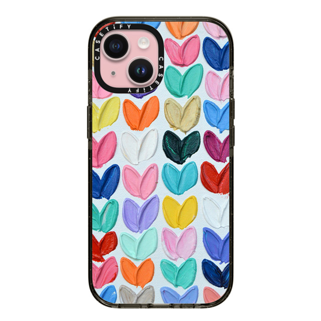 Ann Marie Coolick x CASETiFY iPhone 15 Case Love,Fine Art Black インパクトケース Polka Daub Rainbow Hearts Mother's Day Ann Marie Coolick x CASETiFY iPhone 15 Case Love,Fine Art Black インパクトケース Polka Daub Rainbow Hearts Mother's Day
