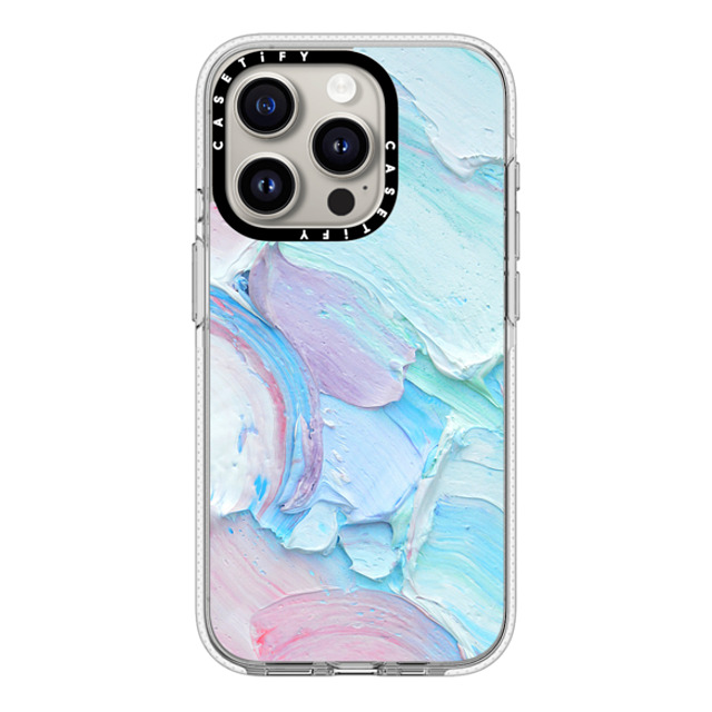 Ann Marie Coolick x CASETiFY iPhone 15 Pro ケース クリア クリア ケース MagSafe対応 Pastel Dreams