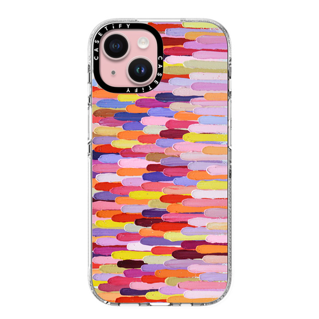 Ann Marie Coolick x CASETiFY iPhone 15 Case Pattern,Fine Art クリア クリア ケース MagSafe対応 Warm Frosted Plume Back to School Ann Marie Coolick x CASETiFY iPhone 15 Case Pattern,Fine Art クリア クリア ケース MagSafe対応 Warm Frosted Plume Back to School