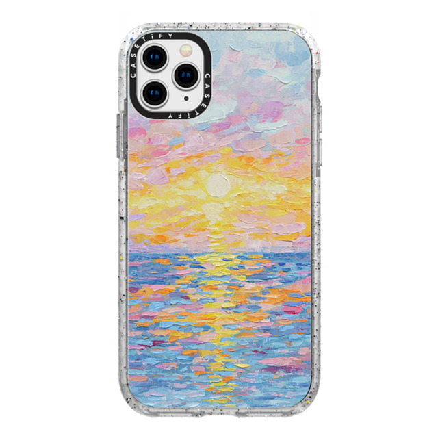 Ann Marie Coolick x CASETiFY iPhone 11 Pro Max Case フロスト Impact Case Frosted Sunset