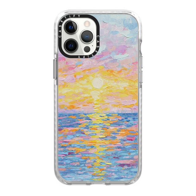 Ann Marie Coolick x CASETiFY iPhone 12 Pro Max ケース Glossy Frost インパクトケース Frosted Sunset