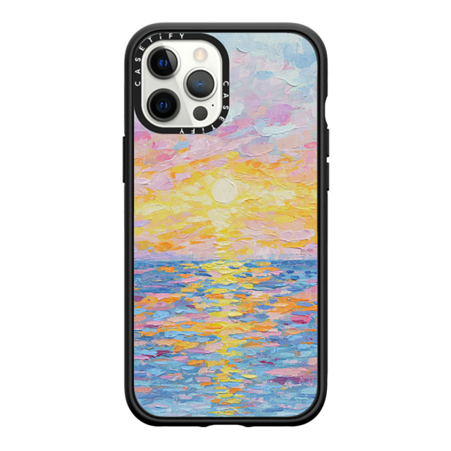 Ann Marie Coolick x CASETiFY iPhone 12 Pro Max ケース Nature,Fine Art マットブラック インパクトケース Frosted Sunset Back to School Ann Marie Coolick x CASETiFY iPhone 12 Pro Max ケース Nature,Fine Art マットブラック インパクトケース Frosted Sunset Back to School