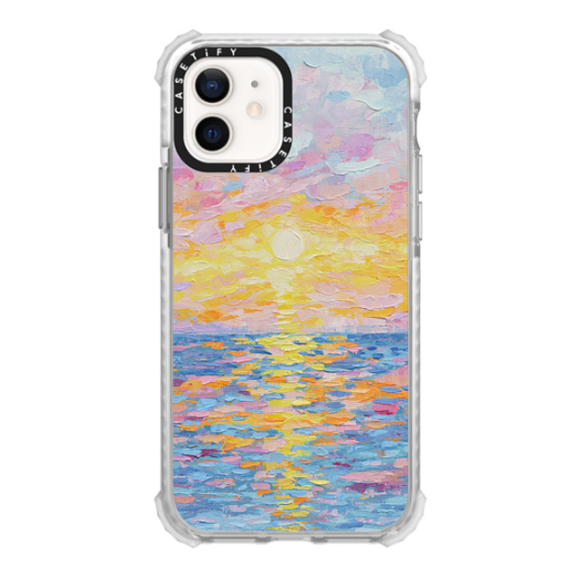 Ann Marie Coolick x CASETiFY iPhone 12 ケース Glossy Frost ウルトラインパクトケース Frosted Sunset