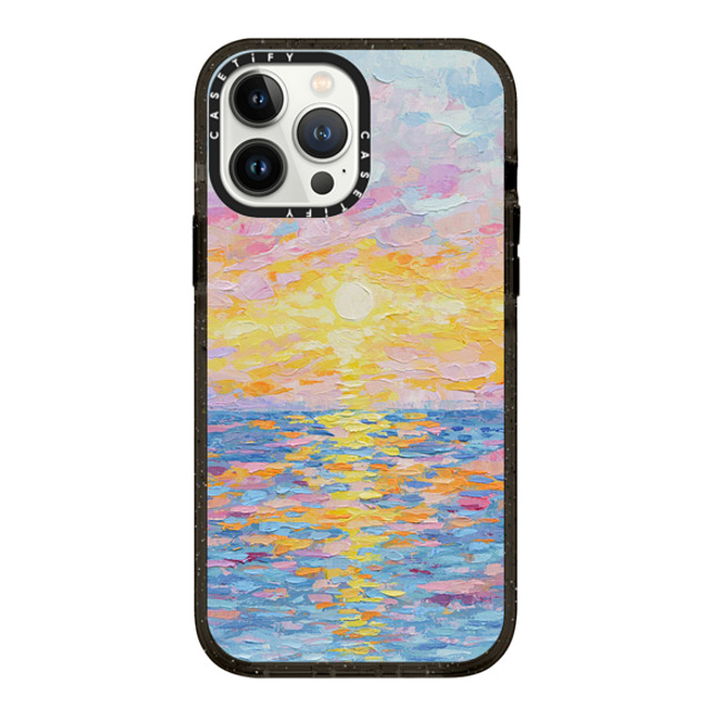 Ann Marie Coolick x CASETiFY iPhone 13 Pro Max ケース Nature,Fine Art ブラック インパクトケース Frosted Sunset Father's Day Ann Marie Coolick x CASETiFY iPhone 13 Pro Max ケース Nature,Fine Art ブラック インパクトケース Frosted Sunset Father's Day