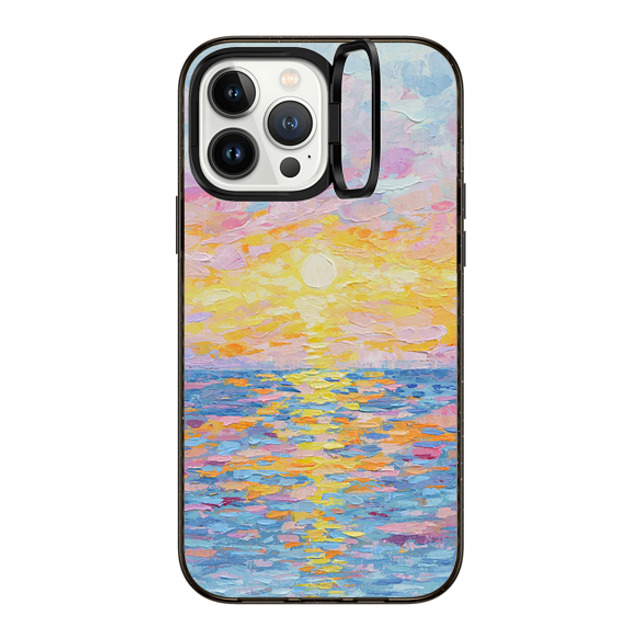 Ann Marie Coolick x CASETiFY iPhone 13 Pro Max ケース Nature,Fine Art ブラック インパクトリングスタンドケース MagSafe対応 Frosted Sunset Father's Day Ann Marie Coolick x CASETiFY iPhone 13 Pro Max ケース Nature,Fine Art ブラック インパクトリングスタンドケース MagSafe対応 Frosted Sunset Father's Day