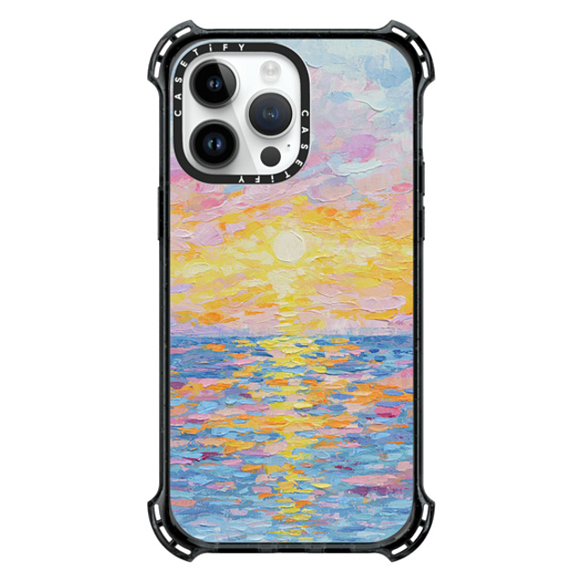 Ann Marie Coolick x CASETiFY iPhone 14 Pro Max ケース Nature,Fine Art ブラック バウンスケース Frosted Sunset Back to School Ann Marie Coolick x CASETiFY iPhone 14 Pro Max ケース Nature,Fine Art ブラック バウンスケース Frosted Sunset Back to School