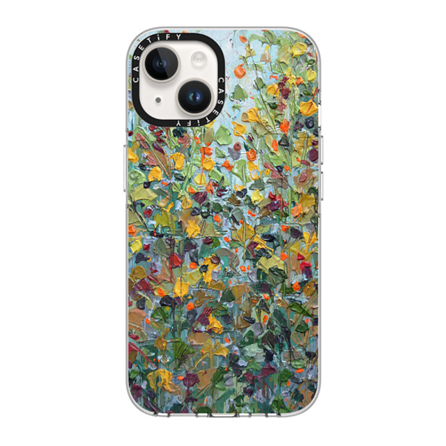 Ann Marie Coolick x CASETiFY iPhone 14 Case Clear Clear Case MagSafe Compatible Backyard Maple Ann Marie Coolick x CASETiFY iPhone 14 Case Clear Clear Case MagSafe Compatible Backyard Maple