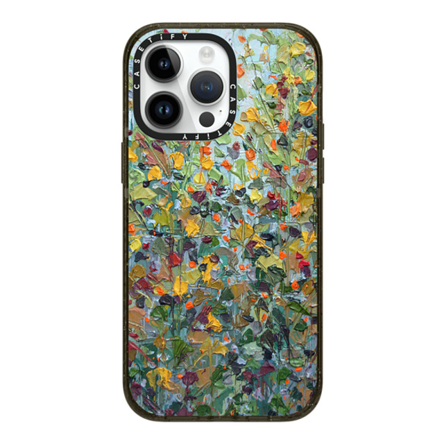 Ann Marie Coolick x CASETiFY iPhone 14 Pro Max ケース ブラック インパクトケース MagSafe対応 Backyard Maple