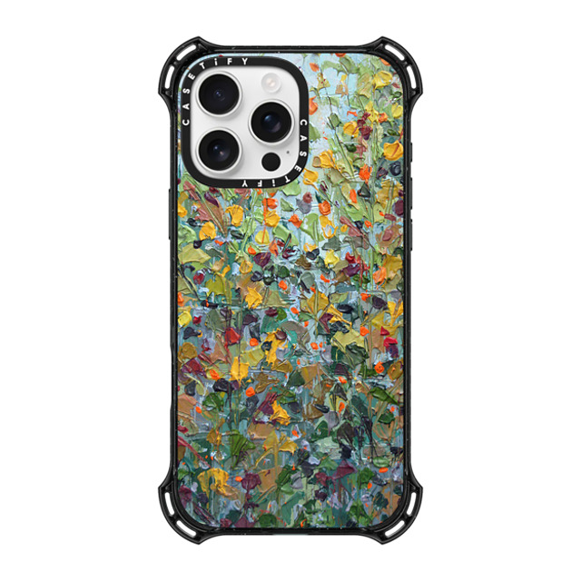 Ann Marie Coolick x CASETiFY iPhone 16 Pro Max ケース ブラック バウンスケース Backyard Maple