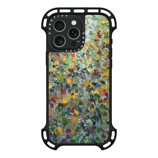 Ann Marie Coolick x CASETiFY iPhone 16 Pro Max ケース ブラック ウルトラ バウンスケース MagSafe対応 Backyard Maple