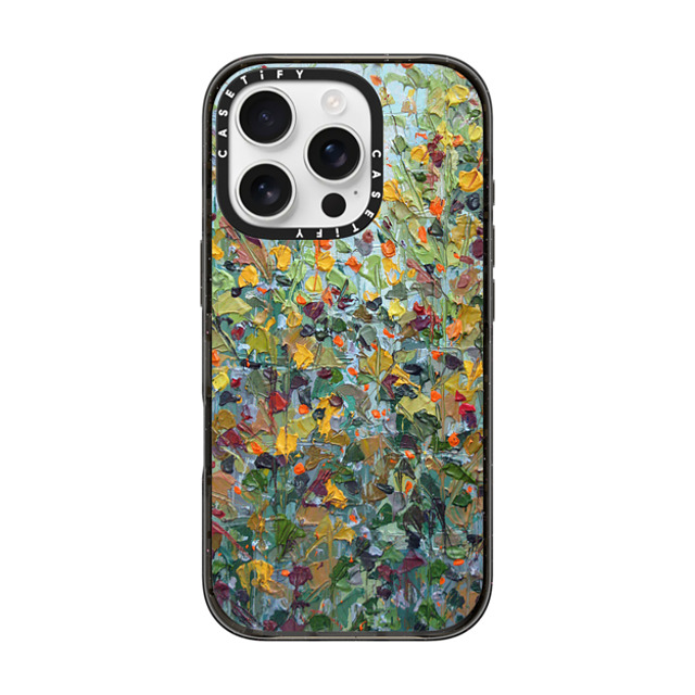 Ann Marie Coolick x CASETiFY iPhone 16 Pro ケース ブラック インパクトケース Backyard Maple