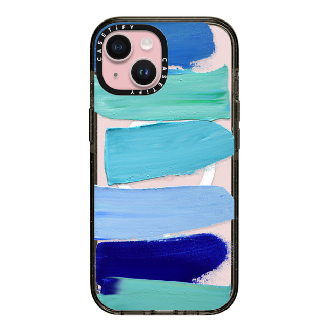 Ann Marie Coolick x CASETiFY iPhone 15 Case Fine Art ブラック インパクトケース MagSafe対応 Ocean Blues Mother's Day Ann Marie Coolick x CASETiFY iPhone 15 Case Fine Art ブラック インパクトケース MagSafe対応 Ocean Blues Mother's Day