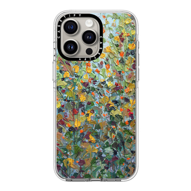 Ann Marie Coolick x CASETiFY iPhone 15 Pro Max ケース クリア クリア ケース MagSafe対応 Backyard Maple