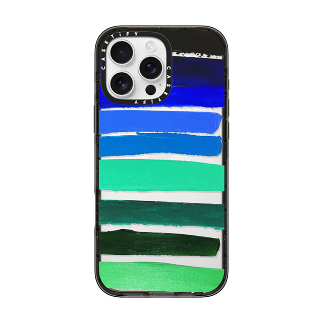 Ann Marie Coolick x CASETiFY iPhone 16 Pro Max Case Pattern,Line Art Black インパクトケース Retro Blue Stripes Mother's Day Ann Marie Coolick x CASETiFY iPhone 16 Pro Max Case Pattern,Line Art Black インパクトケース Retro Blue Stripes Mother's Day