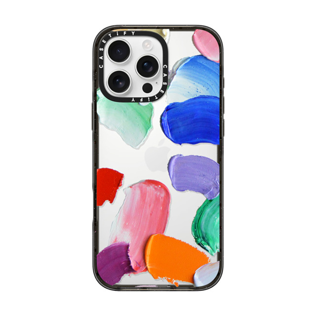 Ann Marie Coolick x CASETiFY iPhone 16 Pro Max Case Geometric,Fine Art Black Impact Case Polka Daub Smear Mother's Day Ann Marie Coolick x CASETiFY iPhone 16 Pro Max Case Geometric,Fine Art Black Impact Case Polka Daub Smear Mother's Day
