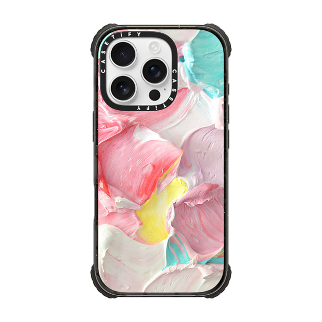 Ann Marie Coolick x CASETiFY iPhone 16 Pro ケース Nature,Pastel ブラック ウルトラ インパクトケース MagSafe 対応 Pastel Waves Father's Day Ann Marie Coolick x CASETiFY iPhone 16 Pro ケース Nature,Pastel ブラック ウルトラ インパクトケース MagSafe 対応 Pastel Waves Father's Day
