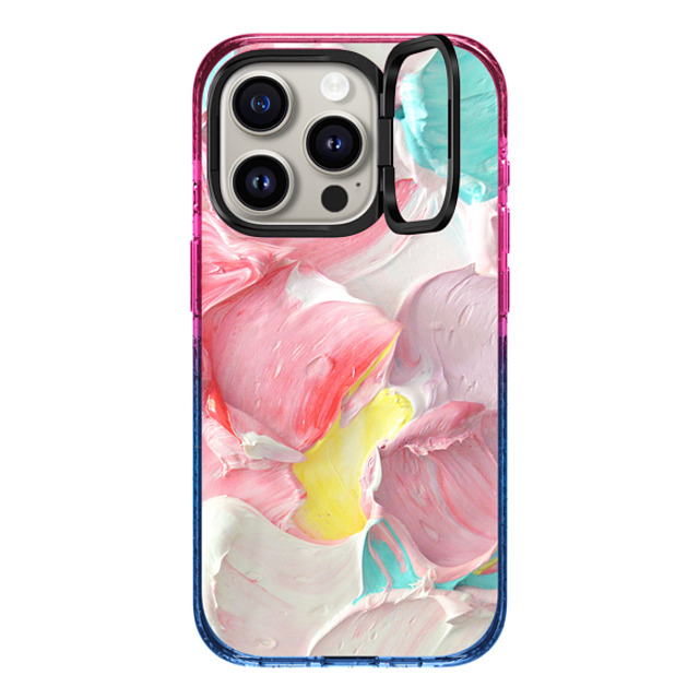 Ann Marie Coolick x CASETiFY iPhone 15 Pro ケース Nature,Pastel Cotton Candy インパクトリングスタンドケース MagSafe対応 Pastel Waves Back to School Ann Marie Coolick x CASETiFY iPhone 15 Pro ケース Nature,Pastel Cotton Candy インパクトリングスタンドケース MagSafe対応 Pastel Waves Back to School
