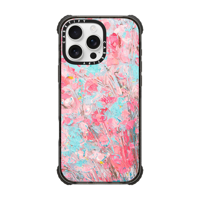 Ann Marie Coolick x CASETiFY iPhone 16 Pro Max Case Floral,Pastel Black ウルトラ インパクトケース MagSafe 対応 Cherry Blooms Mother's Day Ann Marie Coolick x CASETiFY iPhone 16 Pro Max Case Floral,Pastel Black ウルトラ インパクトケース MagSafe 対応 Cherry Blooms Mother's Day