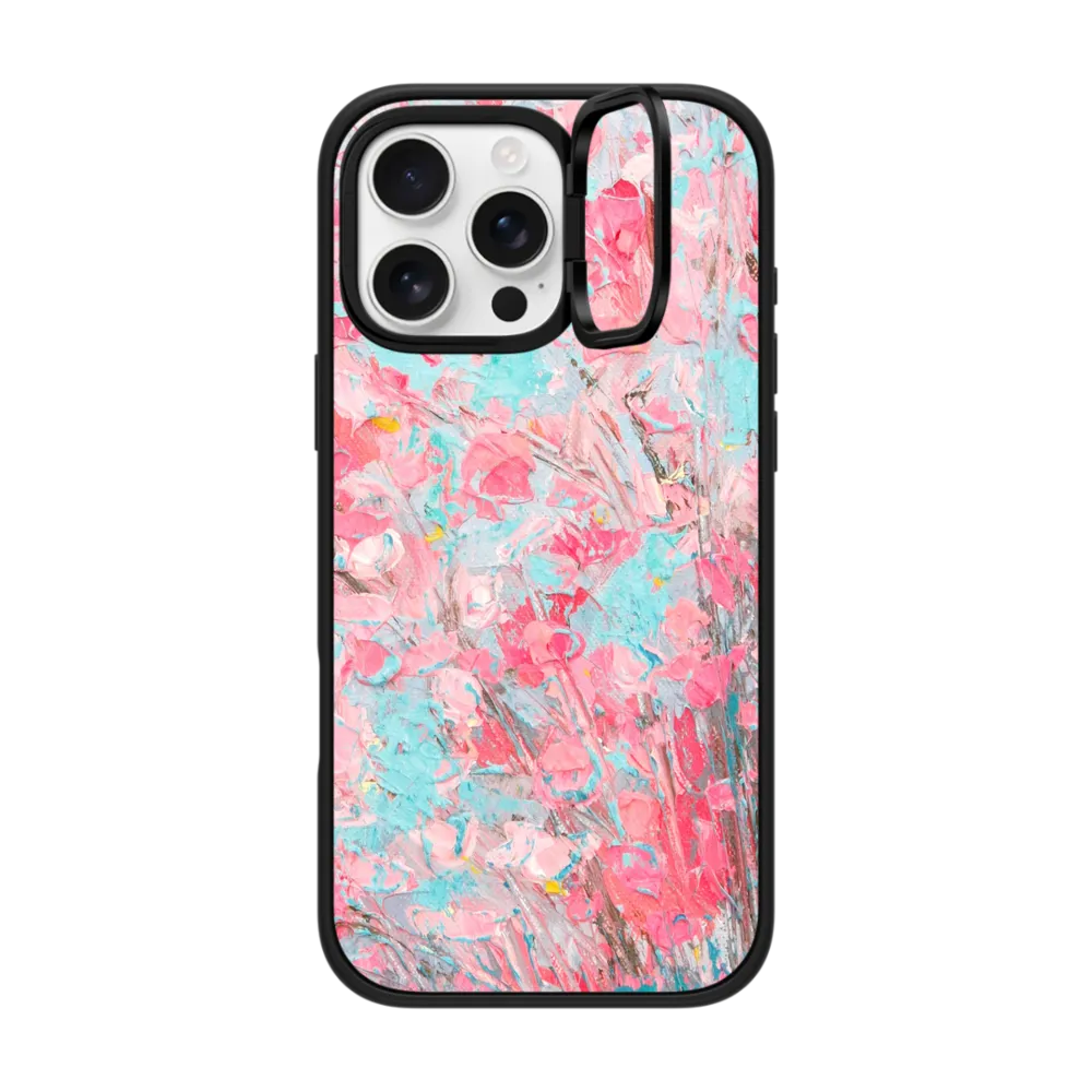 Impact Ring Stand iPhone 16 Pro Max Case MagSafe Compatible - Cherry Blooms
