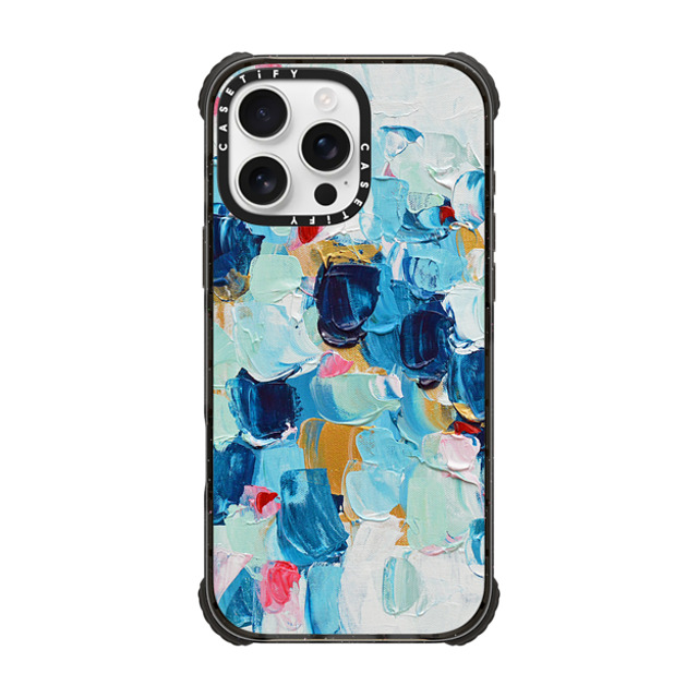 Ann Marie Coolick x CASETiFY iPhone 16 Pro Max ケース Geometric,Fine Art ブラック ウルトラ インパクトケース MagSafe 対応 Wintry Azure Father's Day Ann Marie Coolick x CASETiFY iPhone 16 Pro Max ケース Geometric,Fine Art ブラック ウルトラ インパクトケース MagSafe 対応 Wintry Azure Father's Day