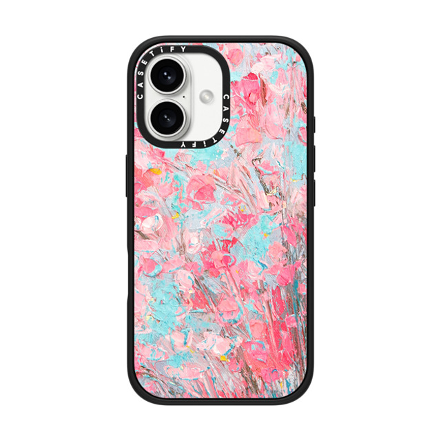 Ann Marie Coolick x CASETiFY iPhone 16 Case Floral,Pastel Matte Black Impact Case MagSafe Compatible Cherry Blooms Father's Day Ann Marie Coolick x CASETiFY iPhone 16 Case Floral,Pastel Matte Black Impact Case MagSafe Compatible Cherry Blooms Father's Day